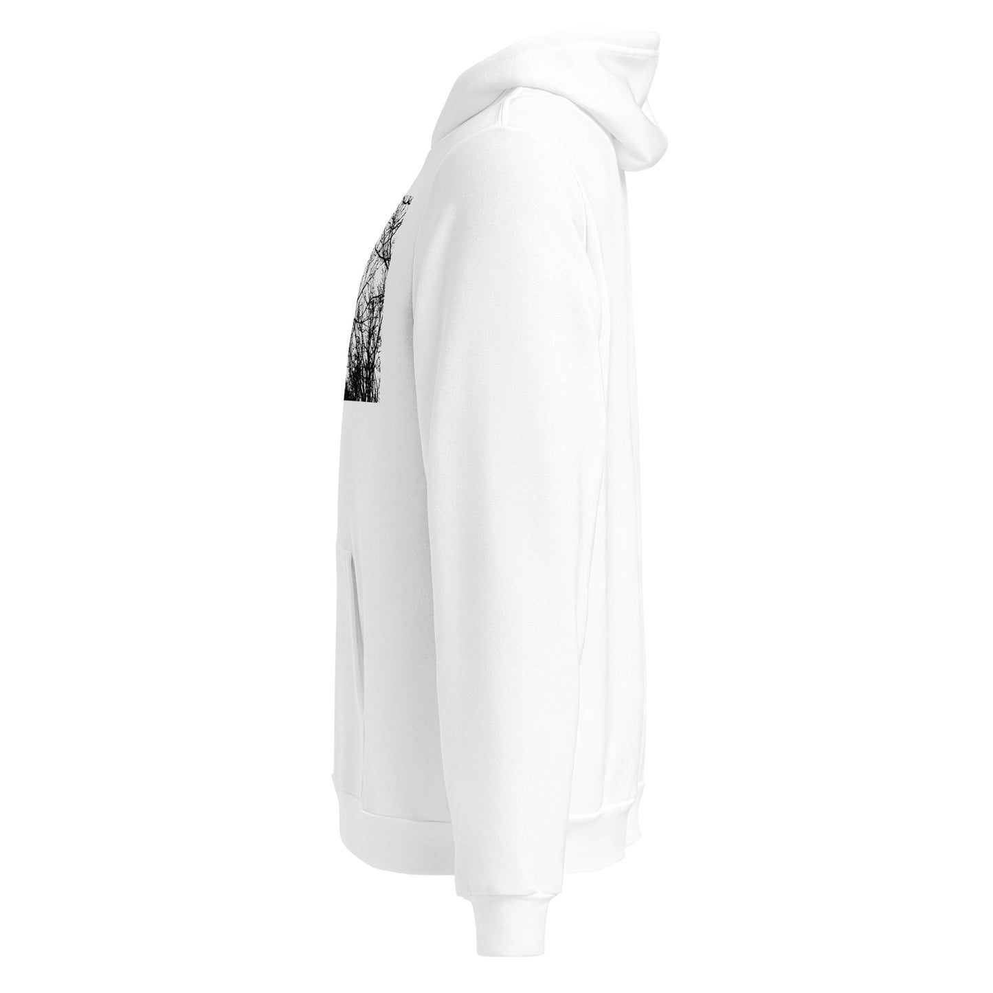 Creepy Trees Hoodie Black Art